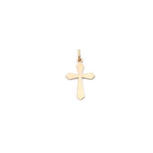 18kt Rose Gold Diamond Cross Pendant | 3.5cm 2