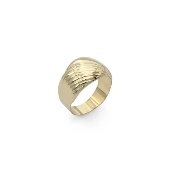 Anello a Fascia in Oro Giallo 18kt