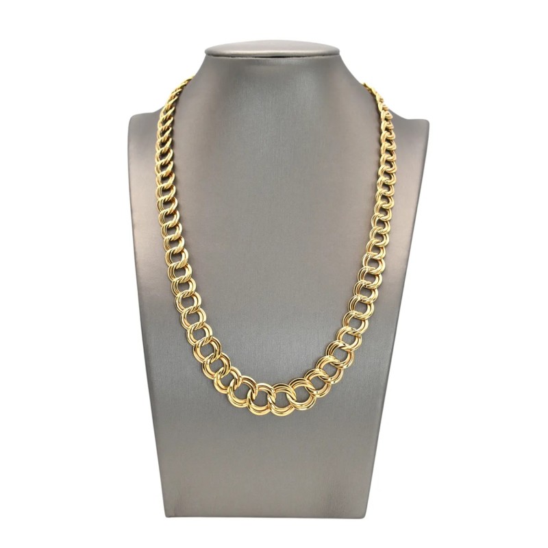 Collana a Scalare in Oro Giallo 18kt