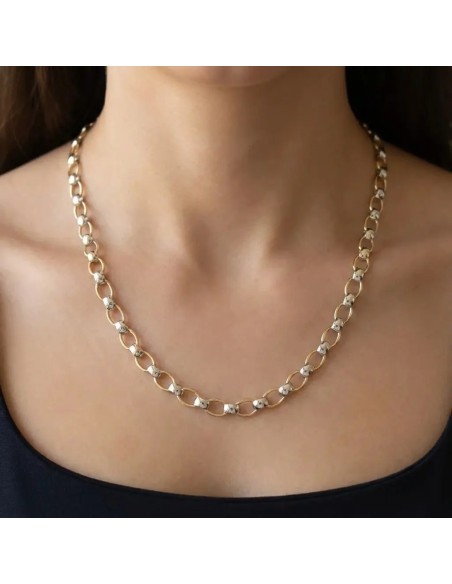 18kt Yellow and White Gold Necklace