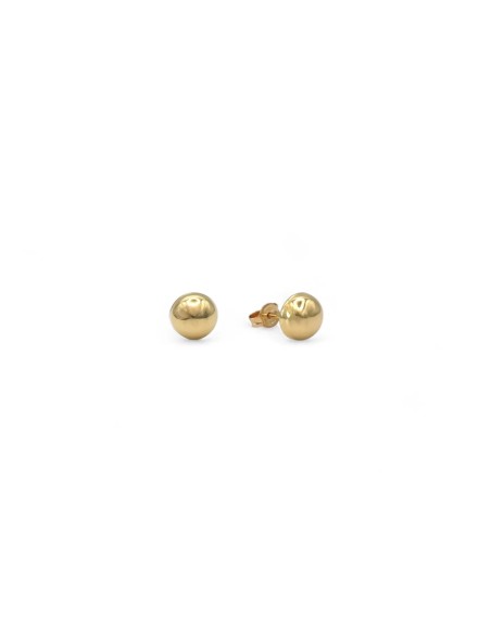 18kt Yellow Gold Half-Sphere Earrings | Ø 5 mm