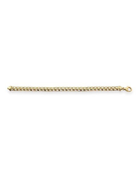 Klassisches Armband aus 18-karätigem Gelbgold | 21 cm