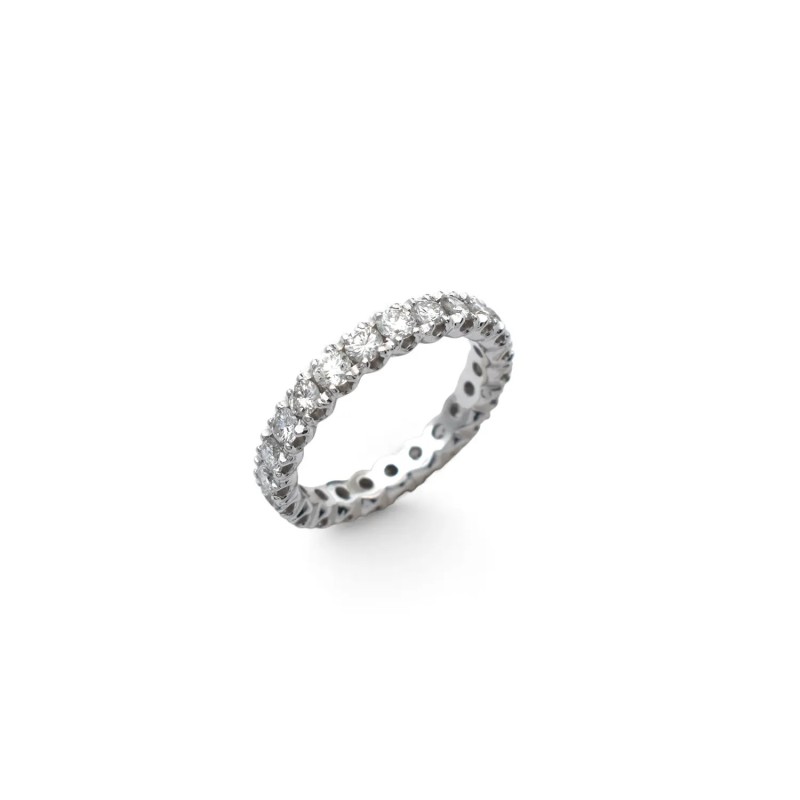 Eternity-Ring „Vera a Giro“ aus 18-karätigem Weißgold mit 1,68 ct Diamanten
