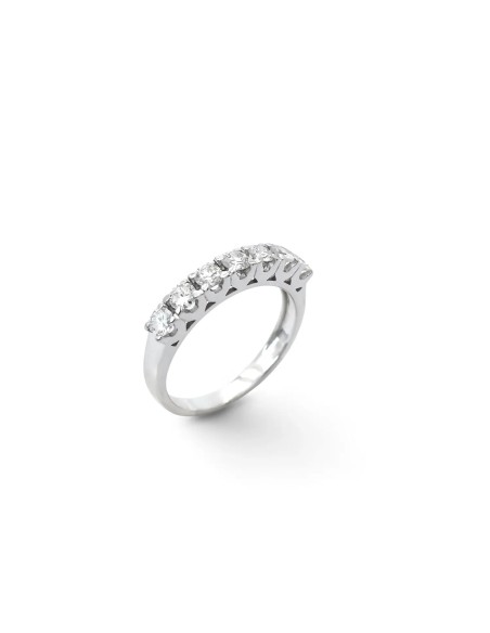 Anillo Infinity Sparkle Eternity en oro blanco de 18 quilates con diamantes de 0,56 ct.