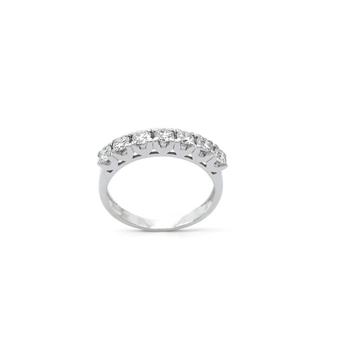 Anillo Infinity Sparkle Eternity en oro blanco de 18 quilates con diamantes de 0,56 ct. 2
