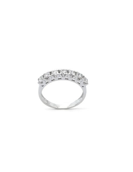 Anello Veretta "Infinity Sparkle" in Oro Bianco 18kt con Diamanti 0,56 ct