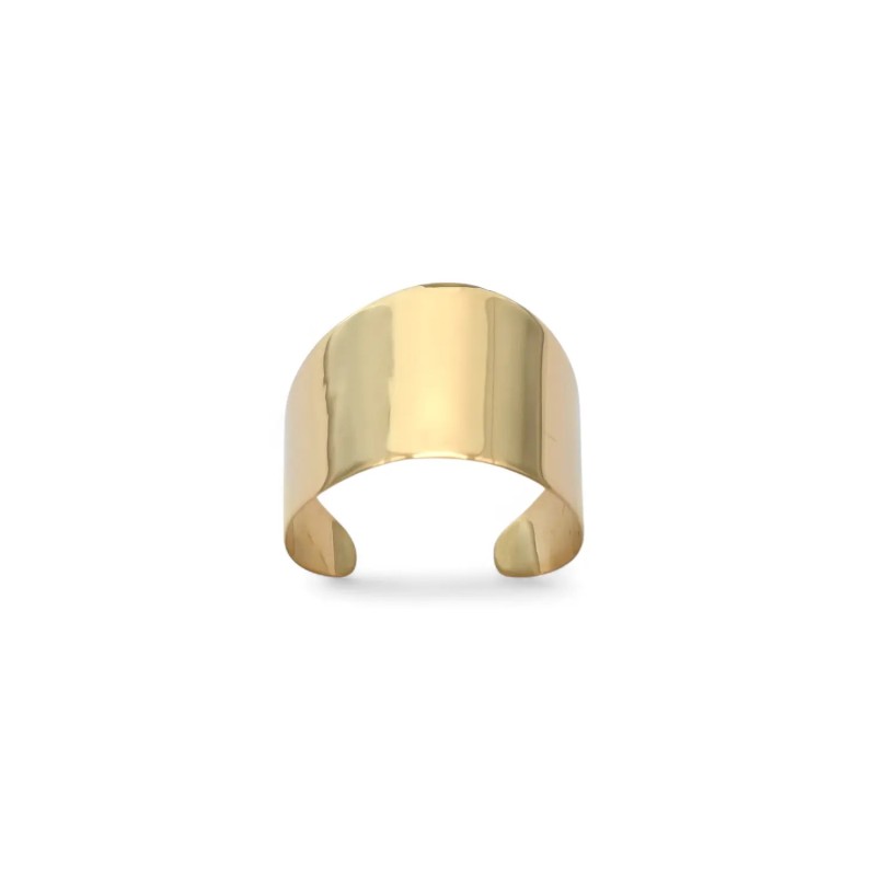 High-End "Golden Cuff" Ring in 18kt Yellow Gold - Open Design