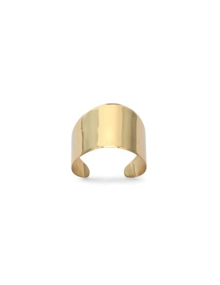 Hochwertiger „Golden Cuff“-Ring aus 18-karätigem Gelbgold – offenes Design
