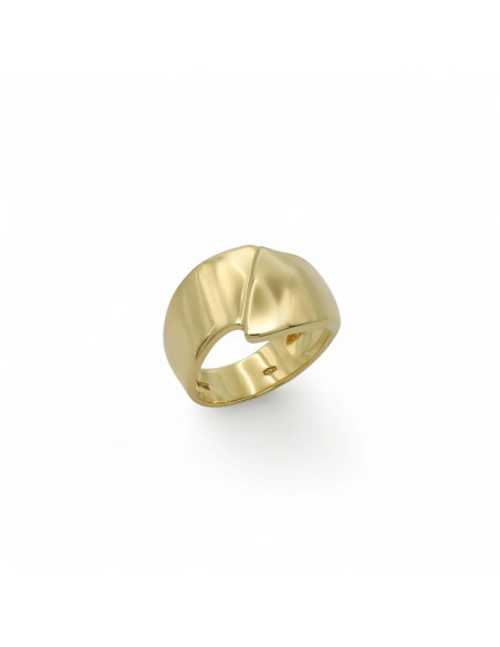 „Minimal Wrap“-Ring aus 18-karätigem Gelbgold – hochglanzpoliert