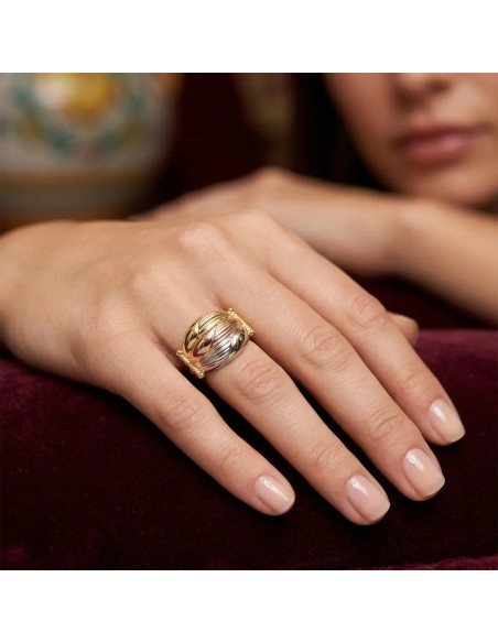 Ring „Trinity Harmony“ aus 18-karätigem dreifarbigem Gold