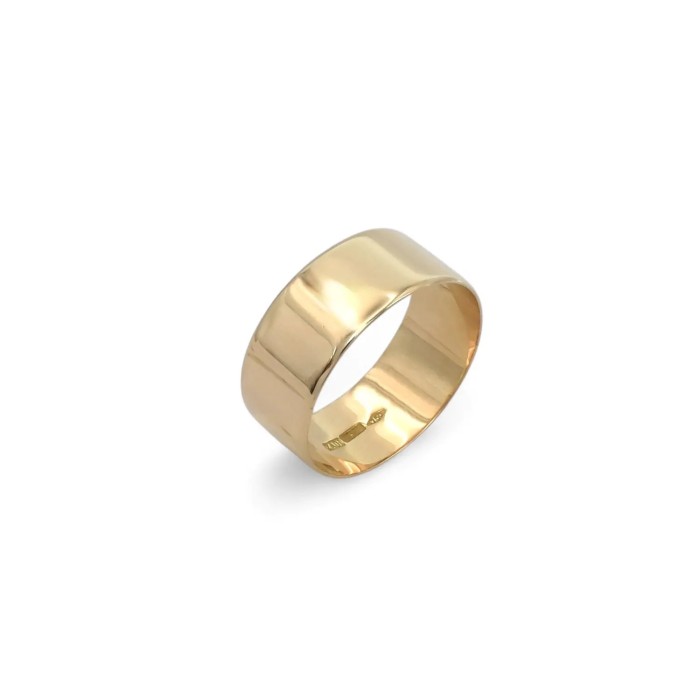 Anillo unisex "Oro Eterno" en oro amarillo de 18 quilates.