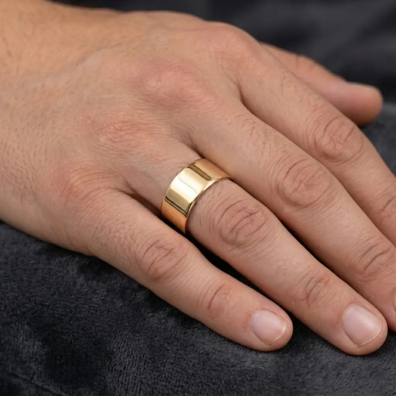 „Eternal Gold“-Ring aus 18-karätigem Gelbgold – Unisex