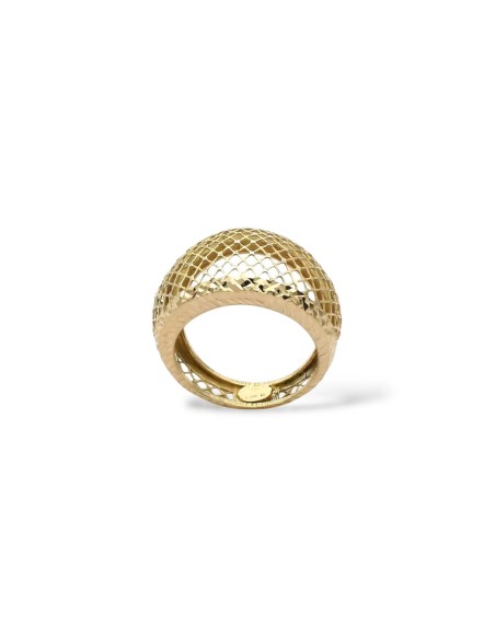 "Golden Mesh" Band Ring in 18kt Yellow Gold
