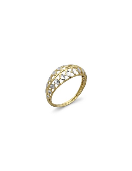 "Garland of Light" Ring in 18kt Two-Tone Gold