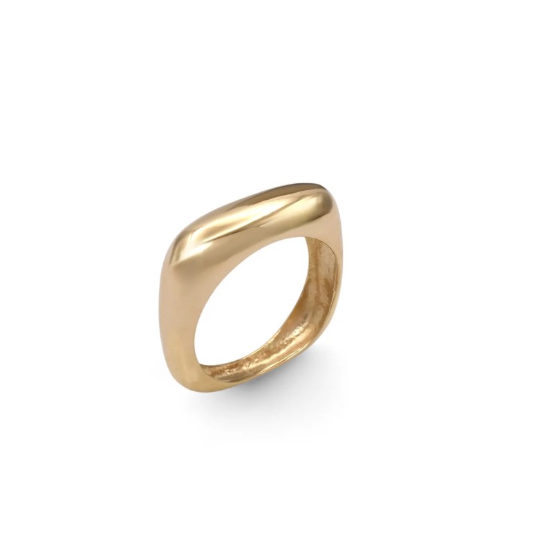 Ring „Soft Square“ aus 18-karätigem Gelbgold