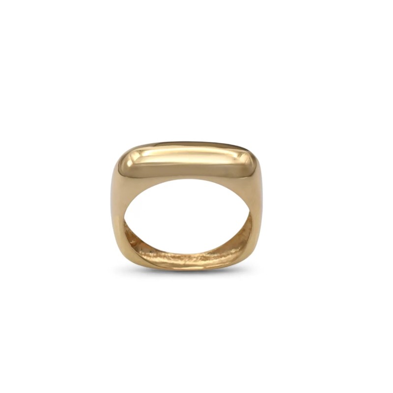 Ring „Soft Square“ aus 18-karätigem Gelbgold