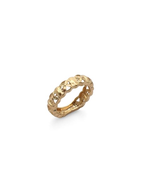 "Romantic Garland" Ring in 18kt Yellow Gold