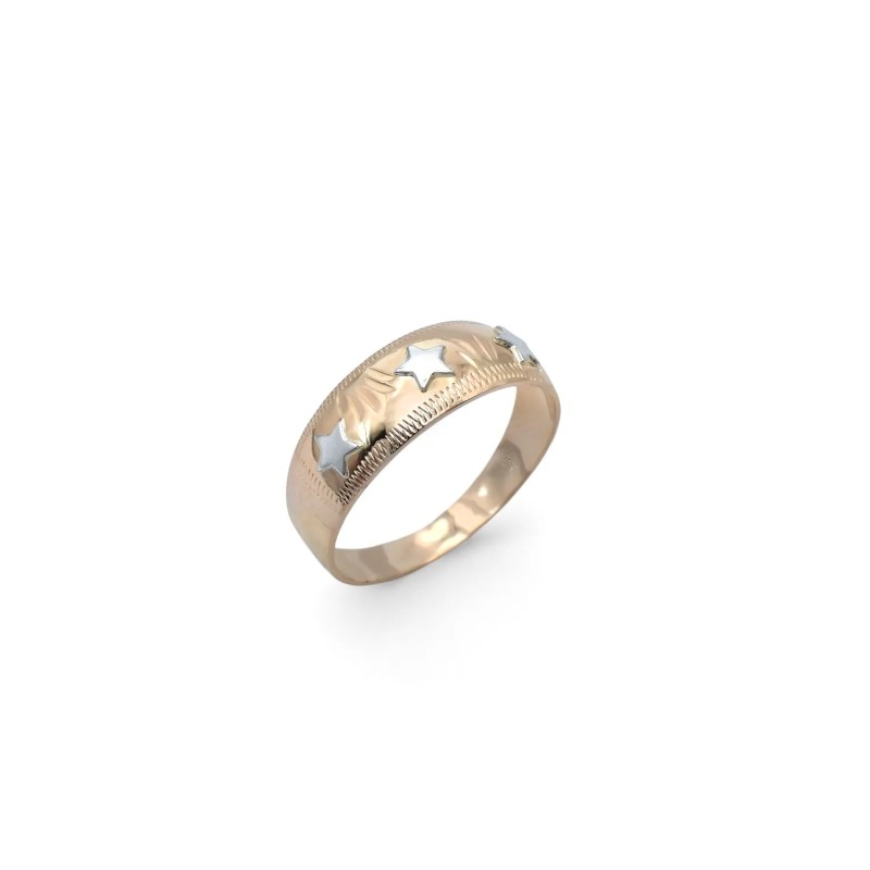 "Dreamy Stars" Pinky Ring in 18kt Rose Gold