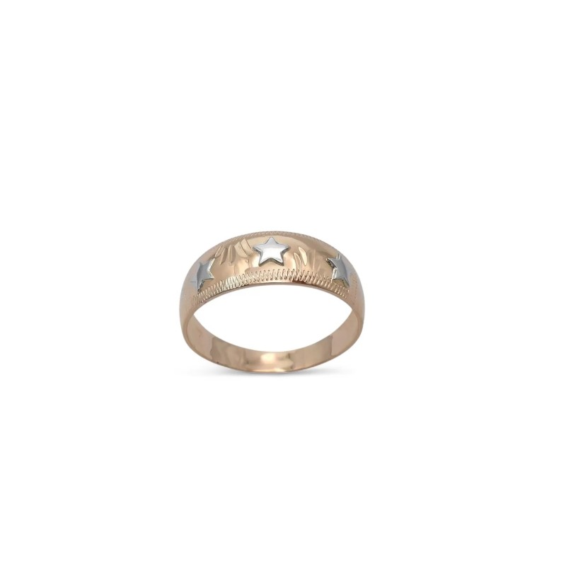 „Dreamy Stars“ Pinky-Ring aus 18-karätigem Roségold