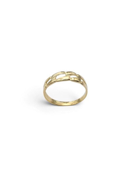 Anillo "Everlasting Link" en oro amarillo de 18 quilates.