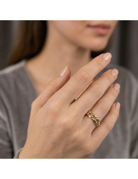 Anello "Everlasting Link" in Oro Giallo 18kt