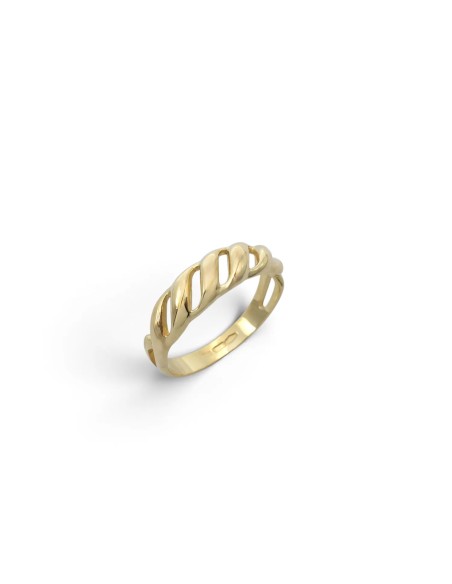 „Twist Glow“-Ring aus 18-karätigem Gelbgold