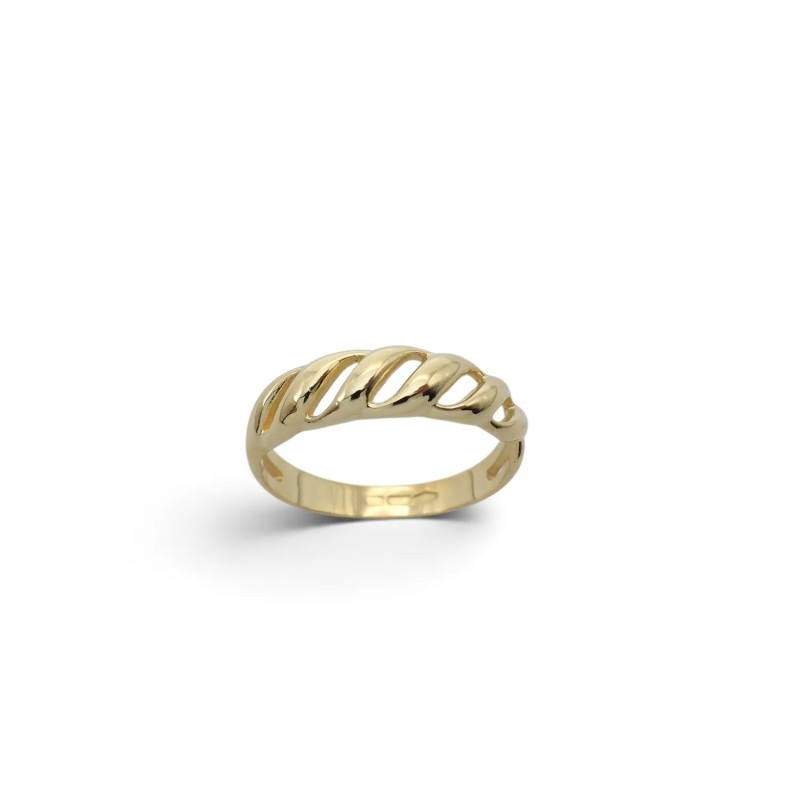 „Twist Glow“-Ring aus 18-karätigem Gelbgold