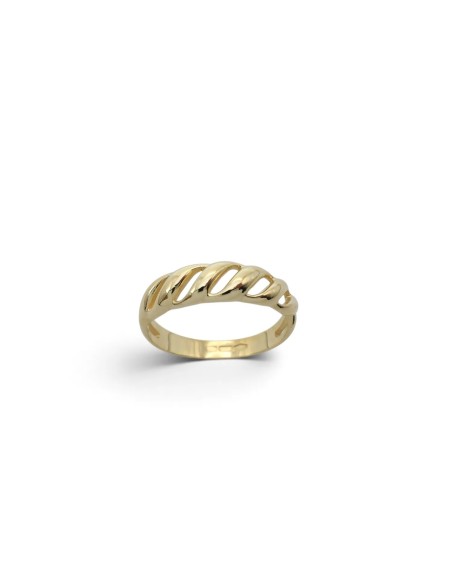 „Twist Glow“-Ring aus 18-karätigem Gelbgold