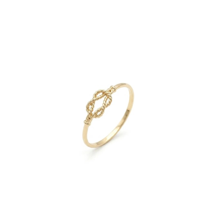 "Navy Knot" Ring in 18kt Yellow Gold