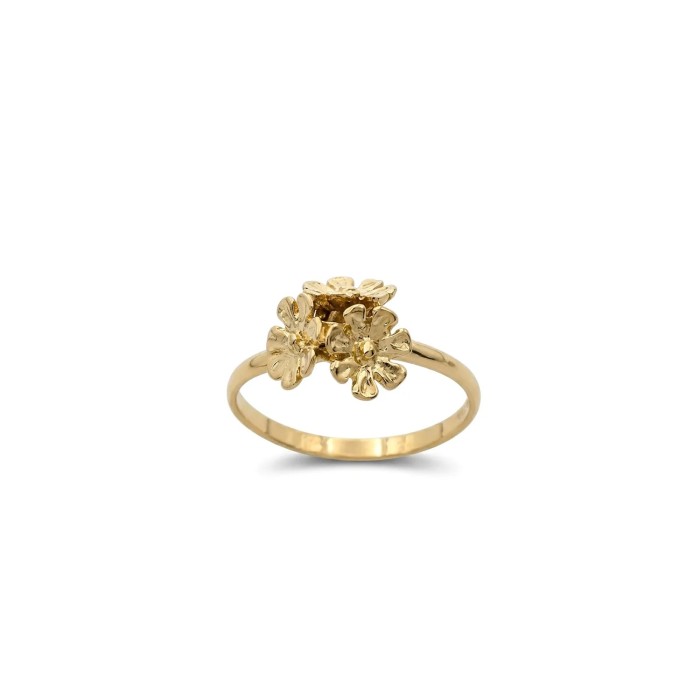 Anillo "Ramo de Luz" en oro amarillo de 18 quilates