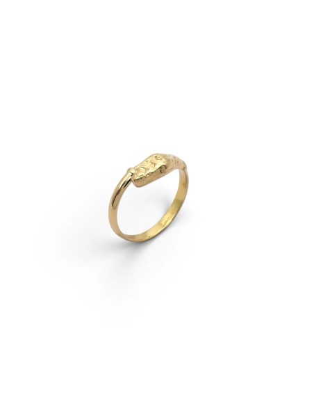 Anillo "Amuleto de Serpiente" en oro amarillo de 18 quilates