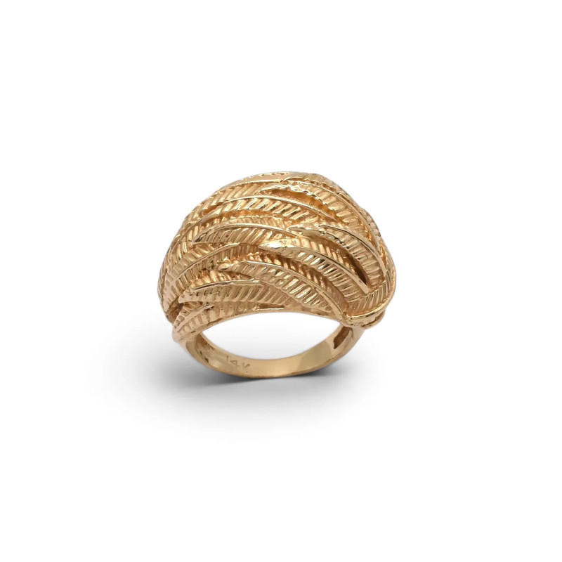 Ring „Nugget Bold“ aus 14-karätigem Gelbgold