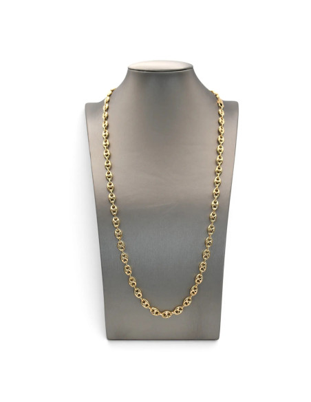 Unisex 18kt Yellow Gold Sailor's Link Necklace, 67 cm - 37.2 g