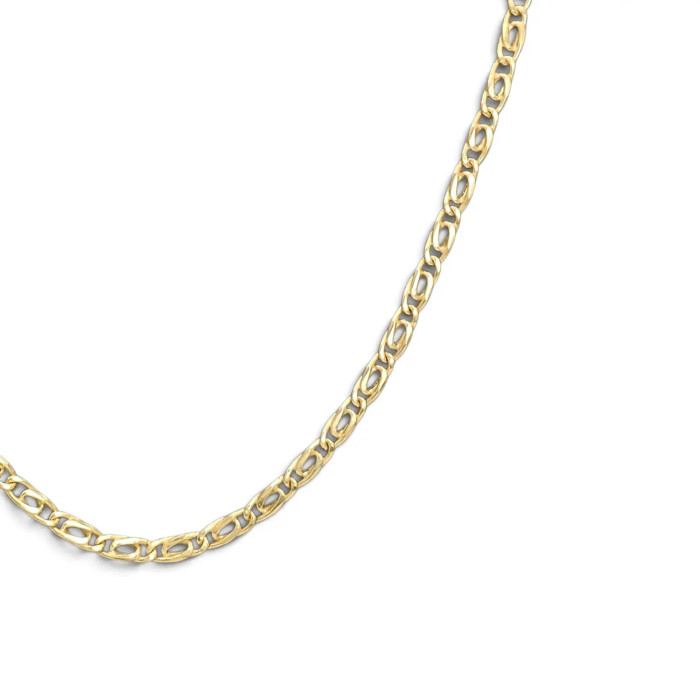 Catena Uomo Oro Giallo 18kt Maglia Intrecciata 50 cm - 7,2 gr