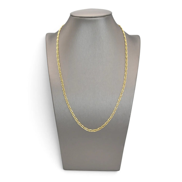 Catena Uomo Oro Giallo 18kt Maglia Intrecciata 50 cm - 7,2 gr 2