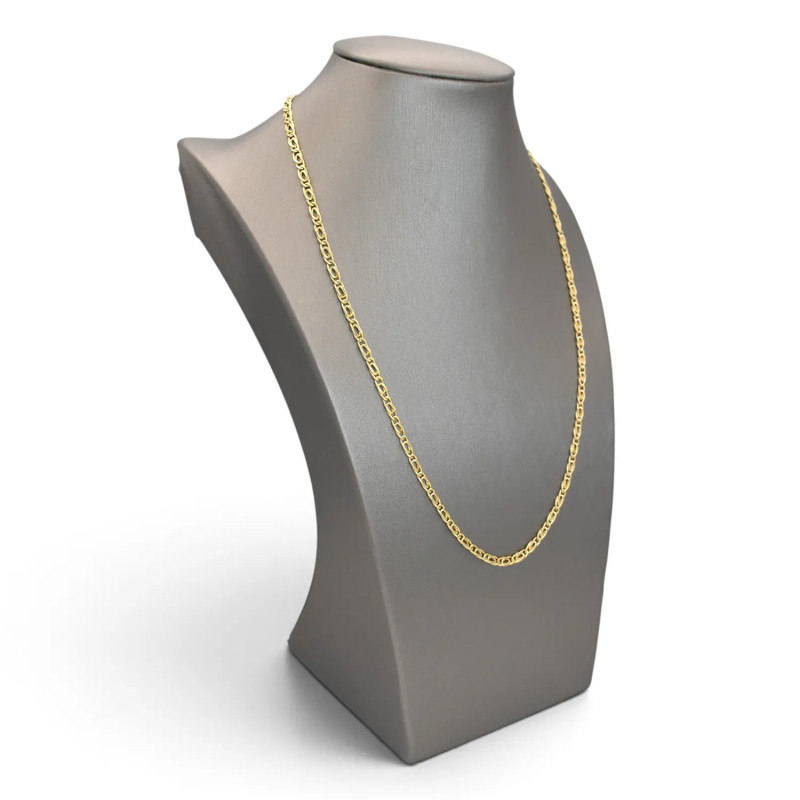 Catena Uomo Oro Giallo 18kt Maglia Intrecciata 50 cm - 7,2 gr