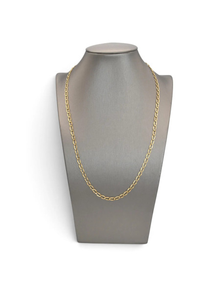 Catena Uomo / Unisex Oro Giallo 18kt Maglia Forzatina Satinata 51 cm - 4,6 gr