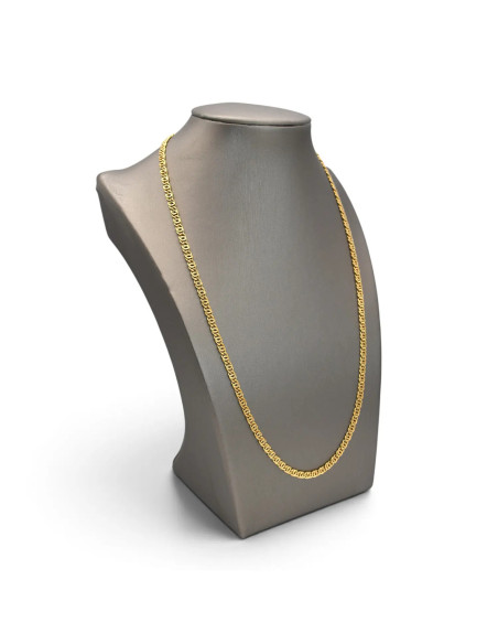 Catena Unisex Oro Giallo 18kt Maglia Intrecciata 50 cm - 8,3 gr