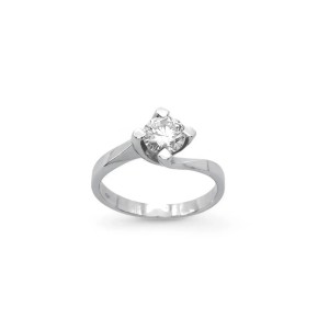 Solitaire ring four claws ct.1.06
