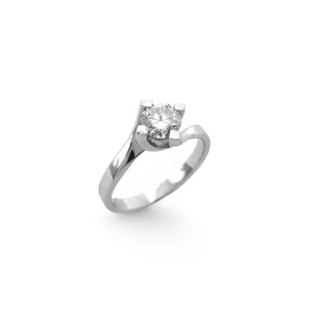 Solitaire ring four claws ct.1.06 2
