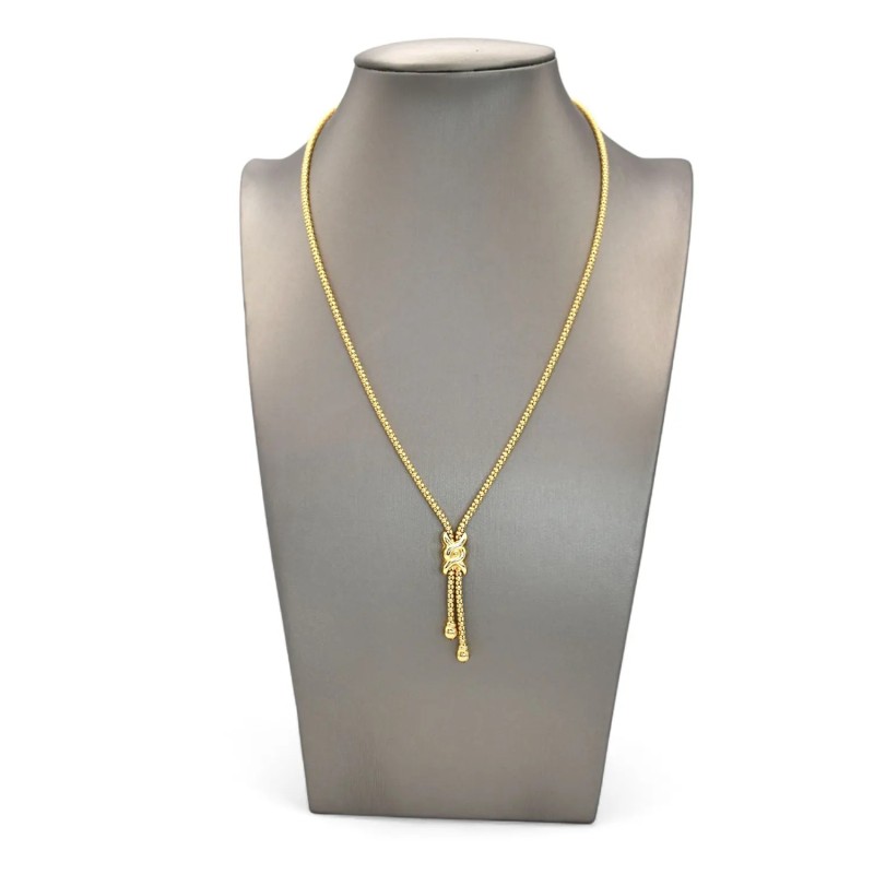 Collana Oro Giallo Stella Maris Maglia Coreana Elegante