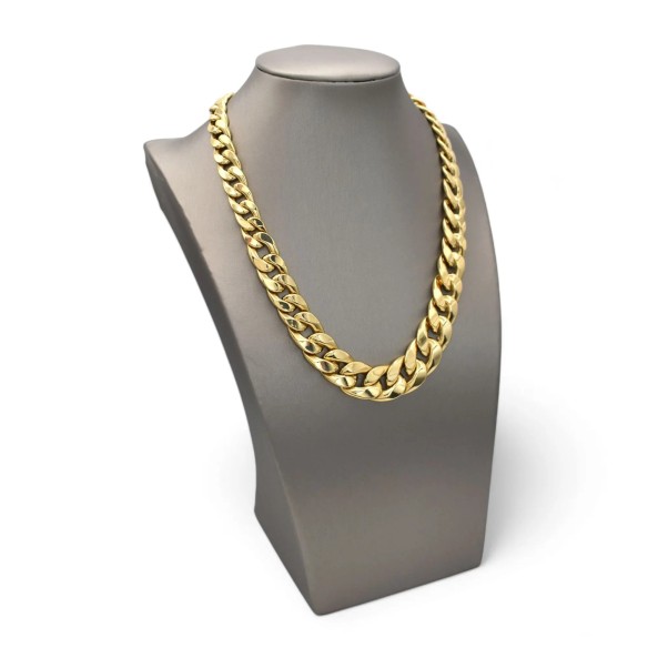 Collana Groumette Scalare Oro Giallo 18kt - 45cm
