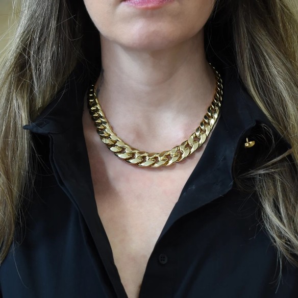 Collana Groumette Scalare Oro Giallo 18kt - 45cm