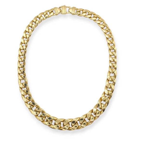 Collana Groumette Scalare Oro Giallo 18kt - 45cm