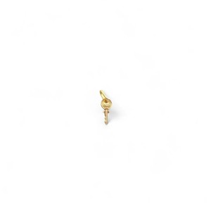 Colgante de llave de oro de 18 kt de 19 mm | Stella Maris