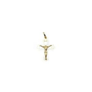 Ciondolo Crocifisso Oro Giallo 18kt - 3cm | Classico