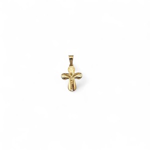 Kreuzanhänger aus 18 Karat Gelbgold – 2,5 cm